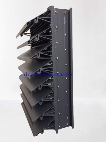 Double bank Performance & ventilation Louvre approved by BSRIA UK